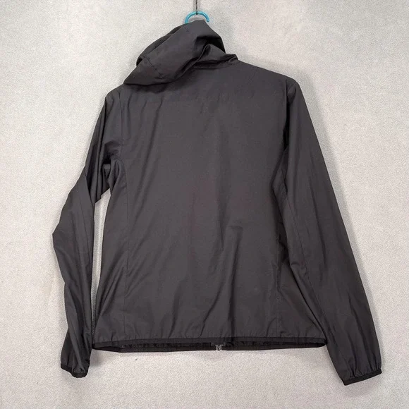 Uniqlo Jacket Mens Small Black Hooded Windbreaker Lightweight Zip Pockets Casual - Picture 5 of 8